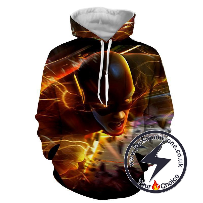 Flying Flash 3D Printed - The Flash Hoodies - Star Lab